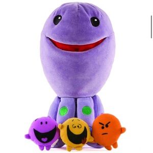 Kimochi HUGGTOPUS 13” plush with two feelings